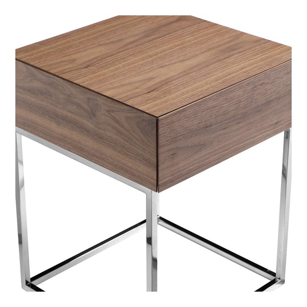 Moe's Home Collection Chio Sidetable Walnut