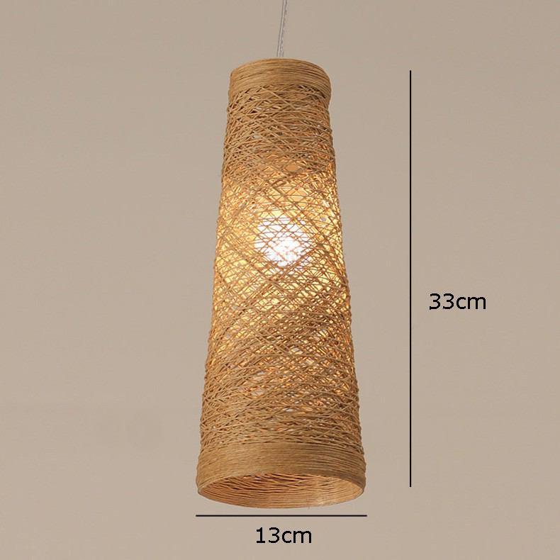 Natural Handmade Wicker Hanging Pendant Lamp