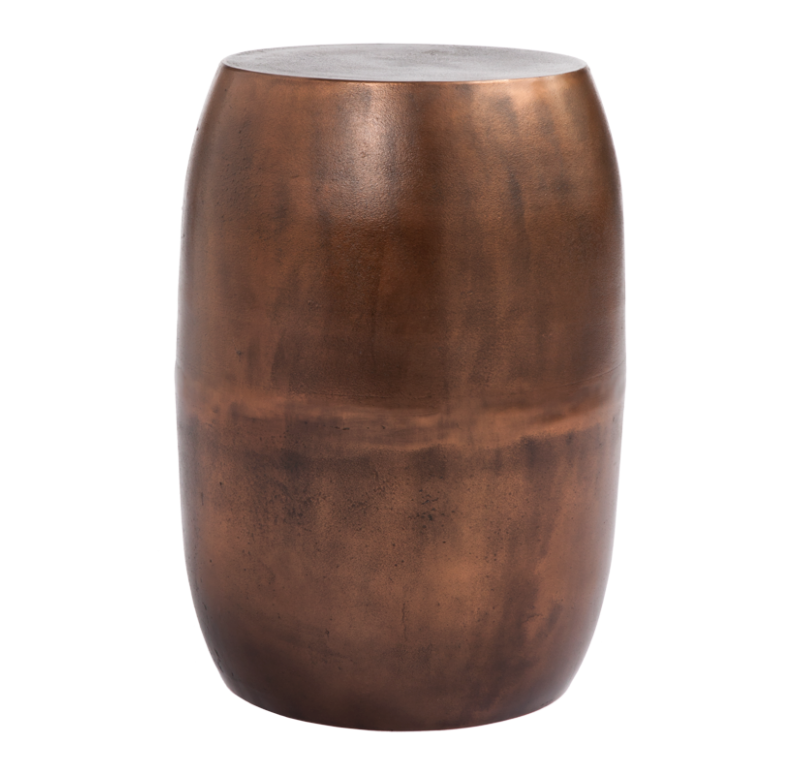 Gold Leaf Design Group Kato Copper Stool & Planter