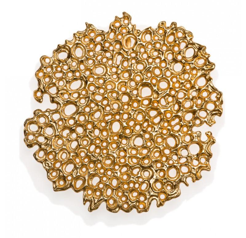 Gold Leaf Design Group Sponge Wall Sculptures