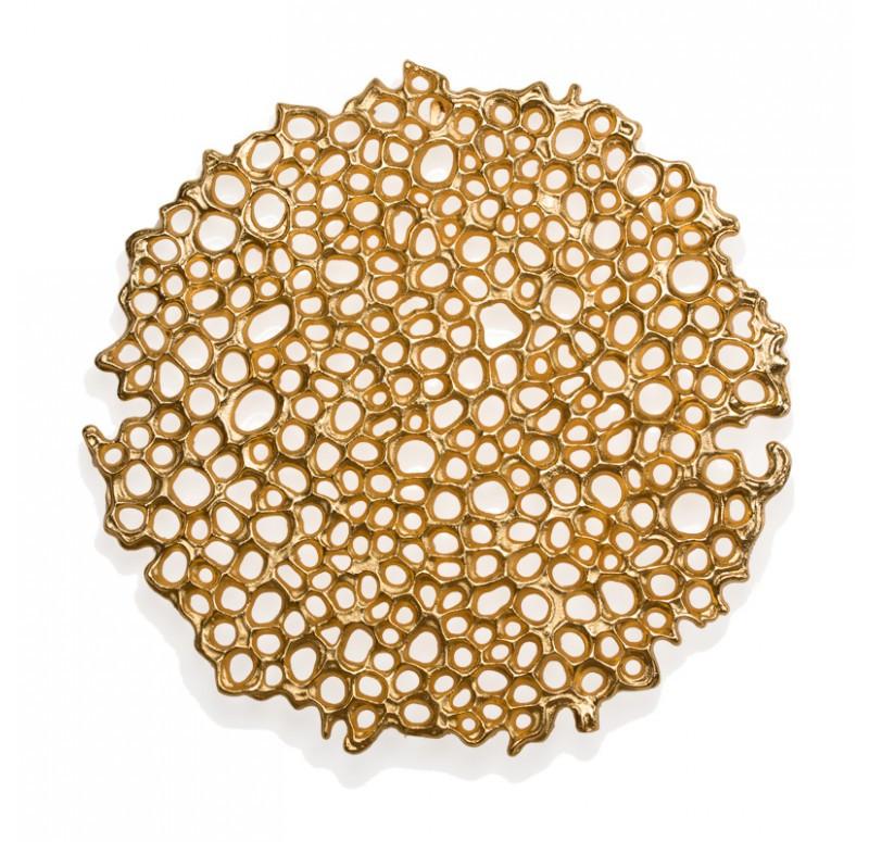 Gold Leaf Design Group Sponge Wall Sculptures