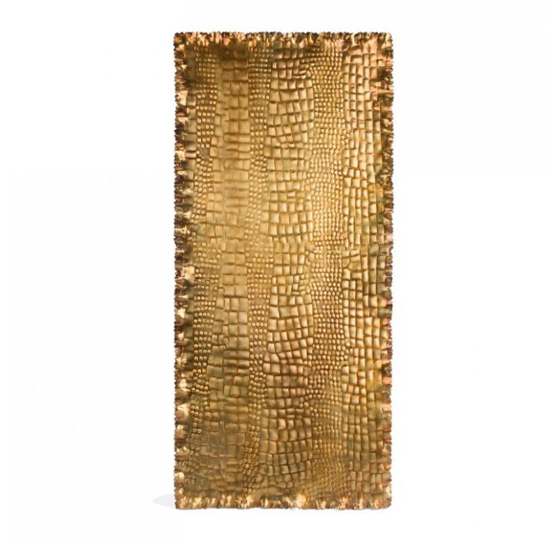 Gold Leaf Design Group Crocodile 37" Rectangle Platter