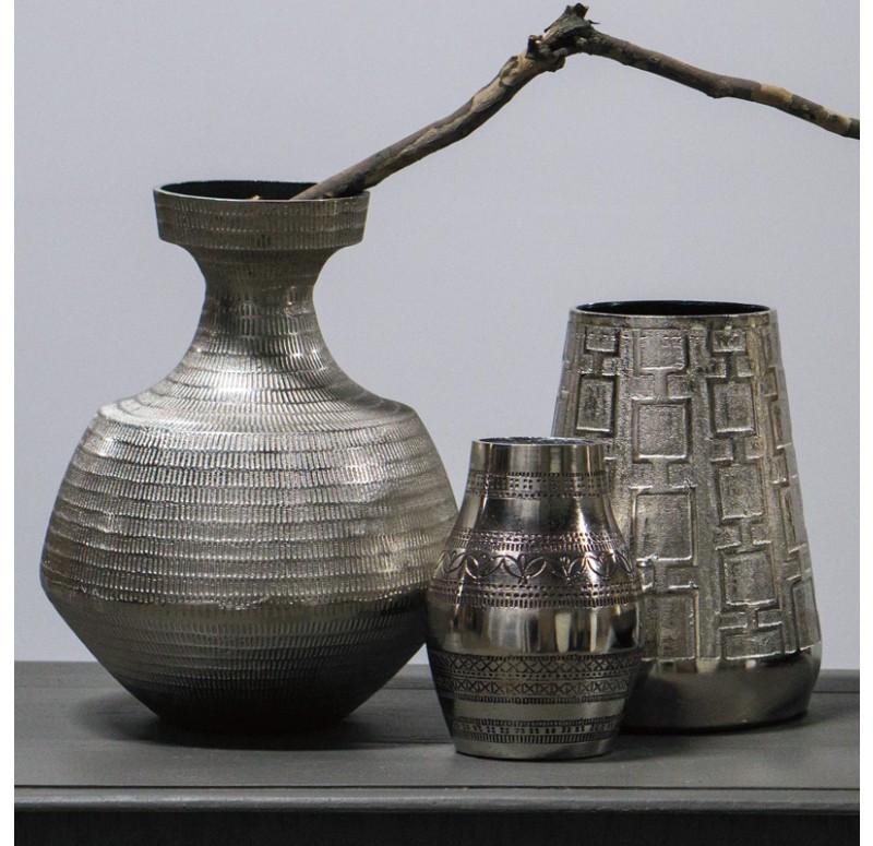 Gold Leaf Design Group Script Vase