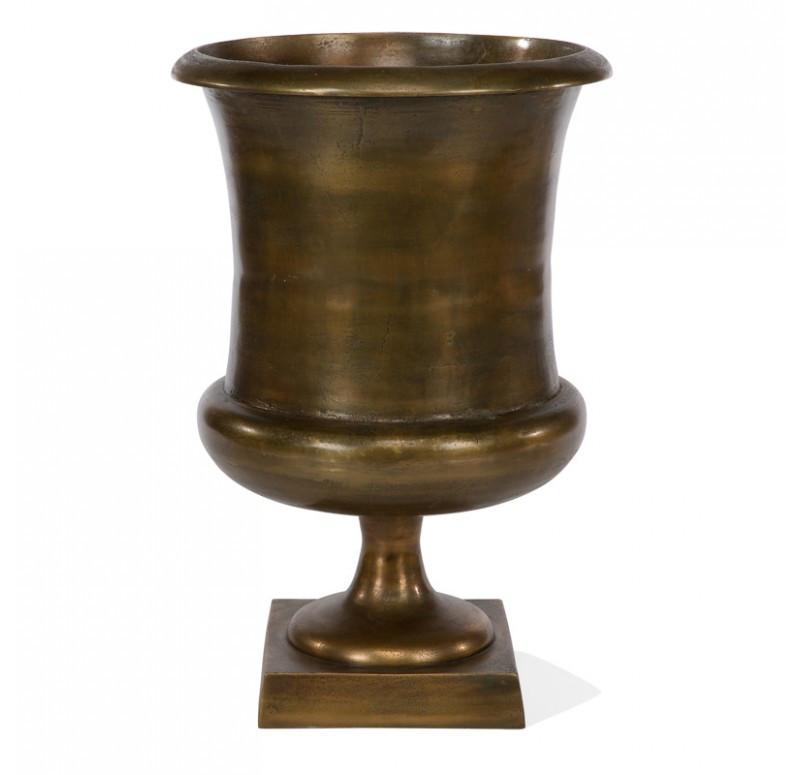Gold Leaf Design Group Drum 29" H Urn