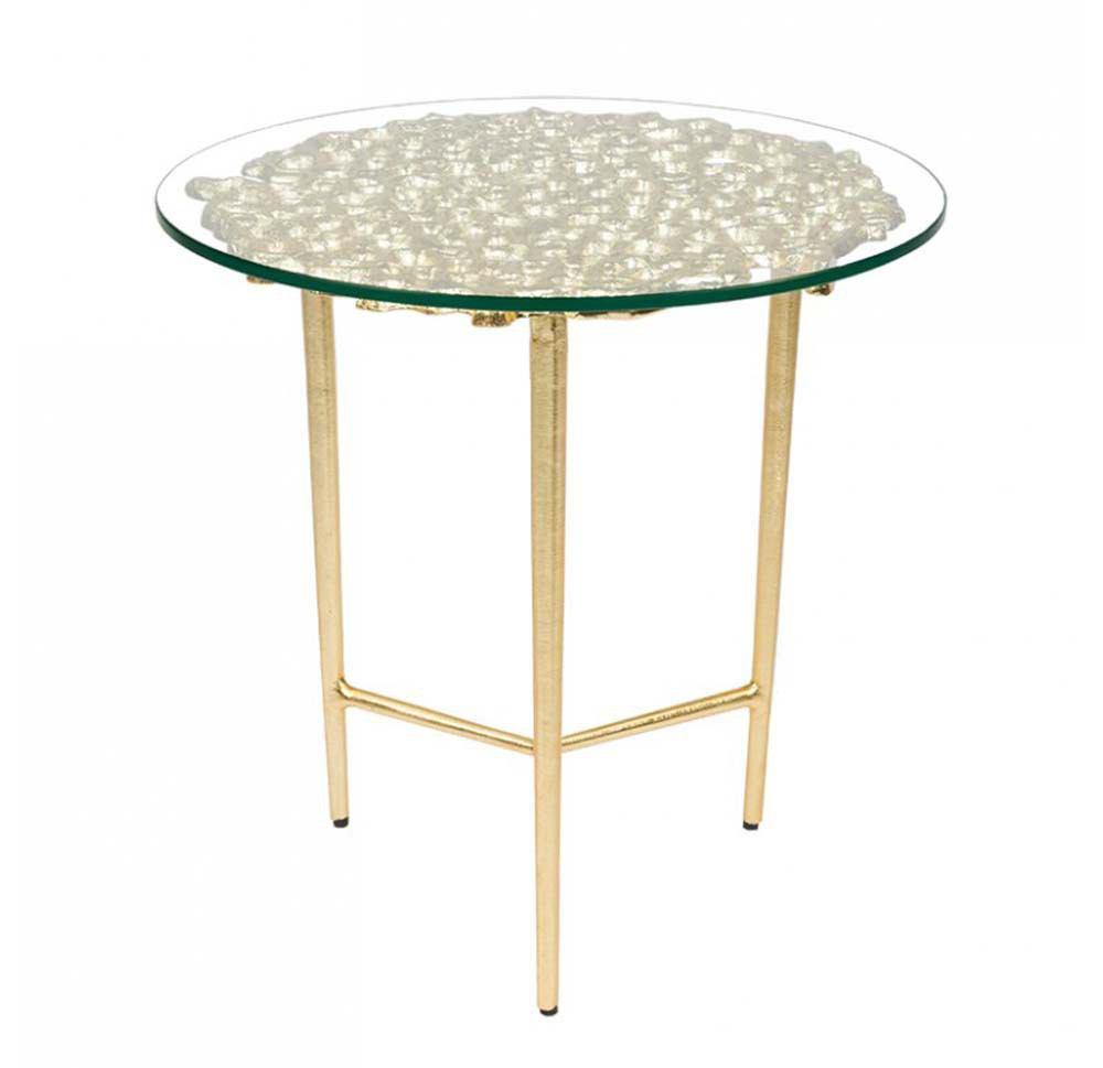 Gold Leaf Design Group Sponge Accent Table