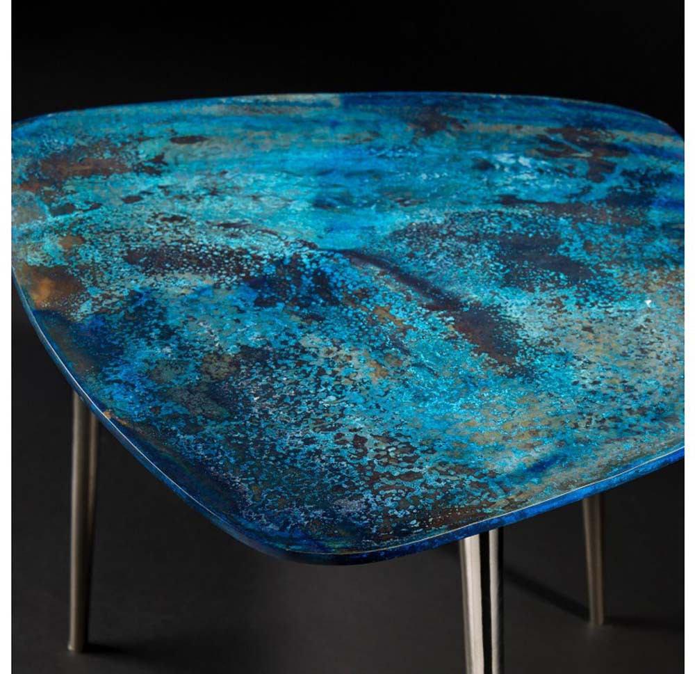 Gold Leaf Design Group Azul Accent Table