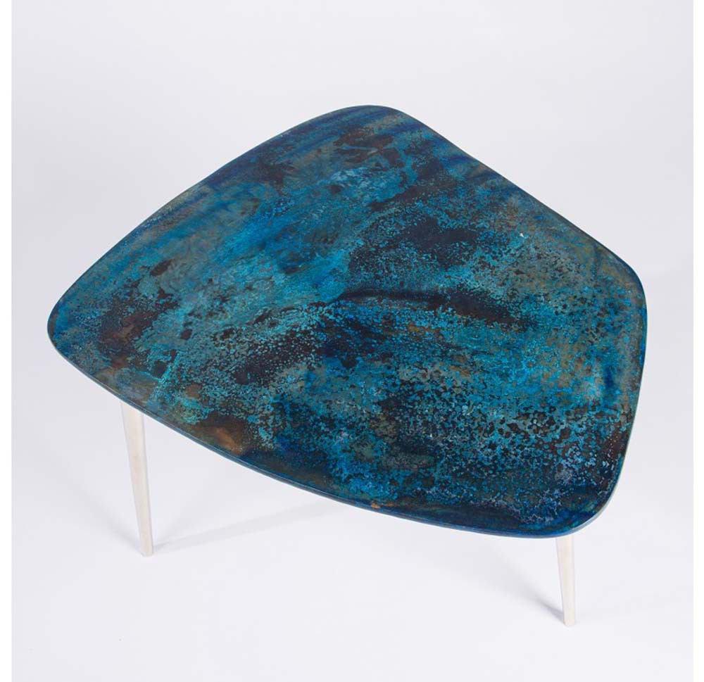 Gold Leaf Design Group Azul Accent Table