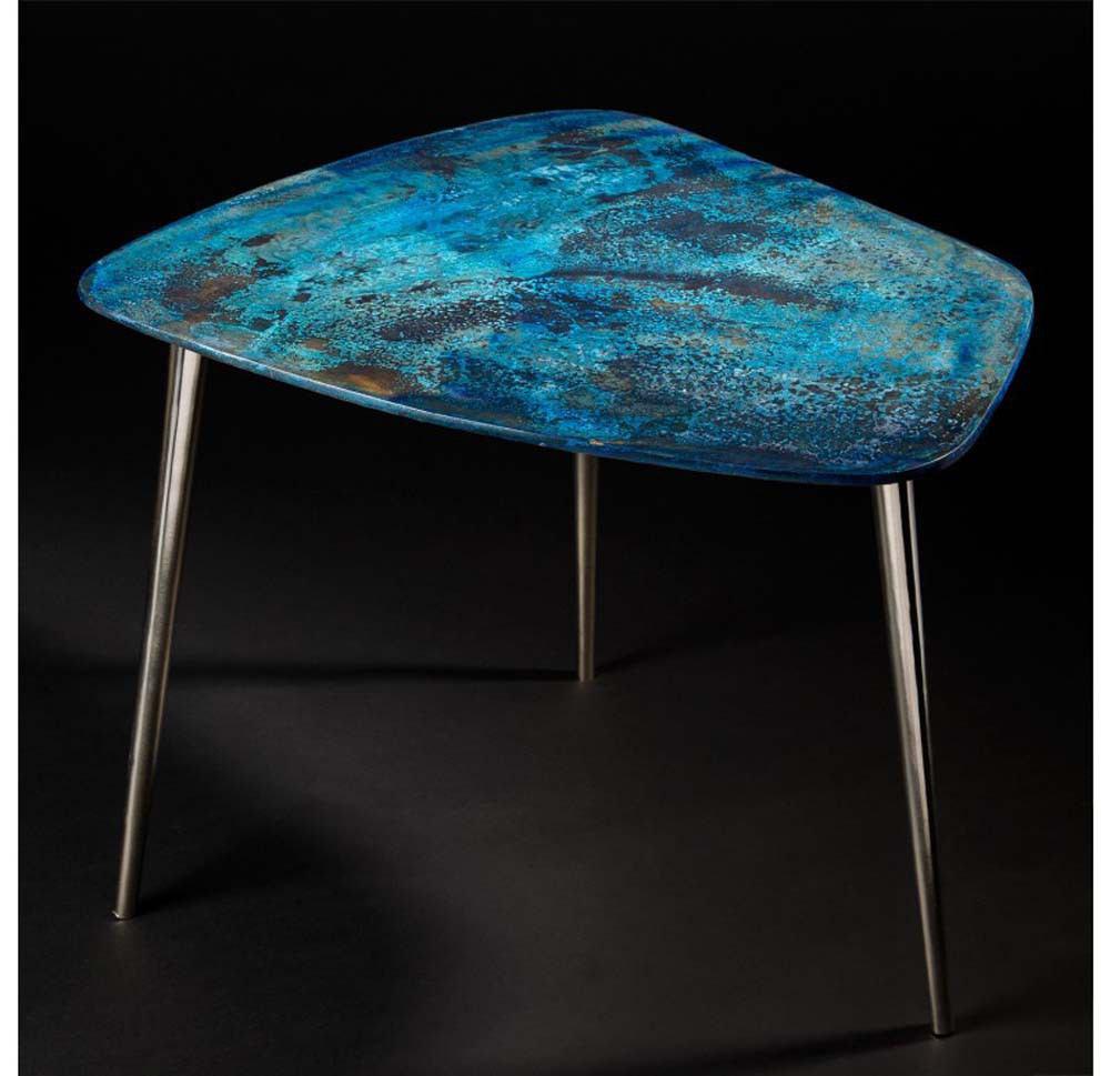 Gold Leaf Design Group Azul Accent Table