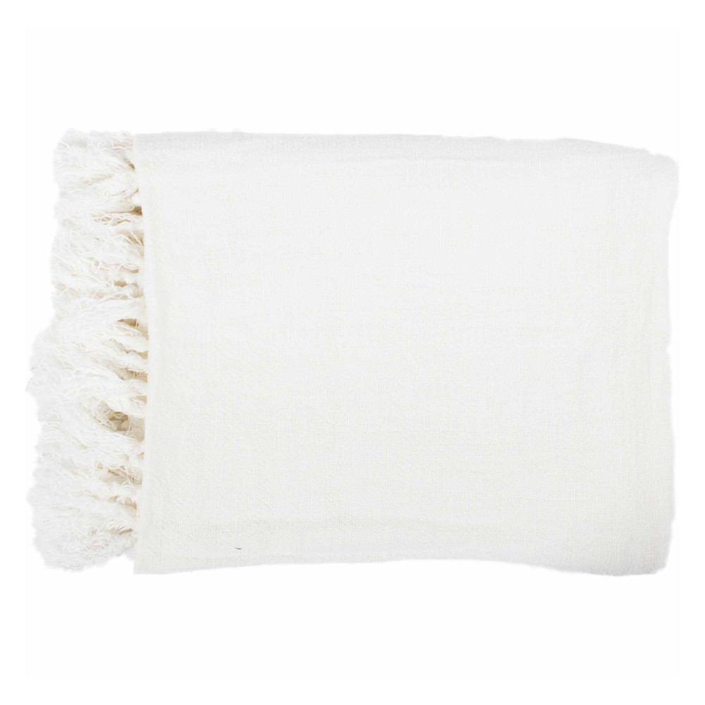 Moe's Home Collection Lemmy Heavy Linen Throw