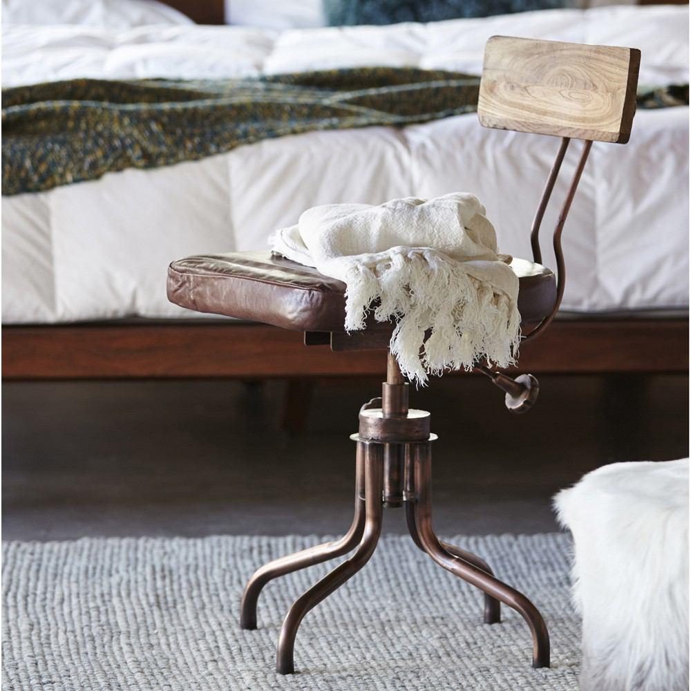 Moe's Home Collection Lemmy Heavy Linen Throw