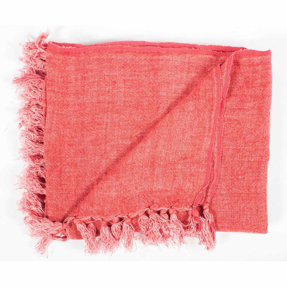 Moe's Home Collection Lemmy Heavy Linen Throw
