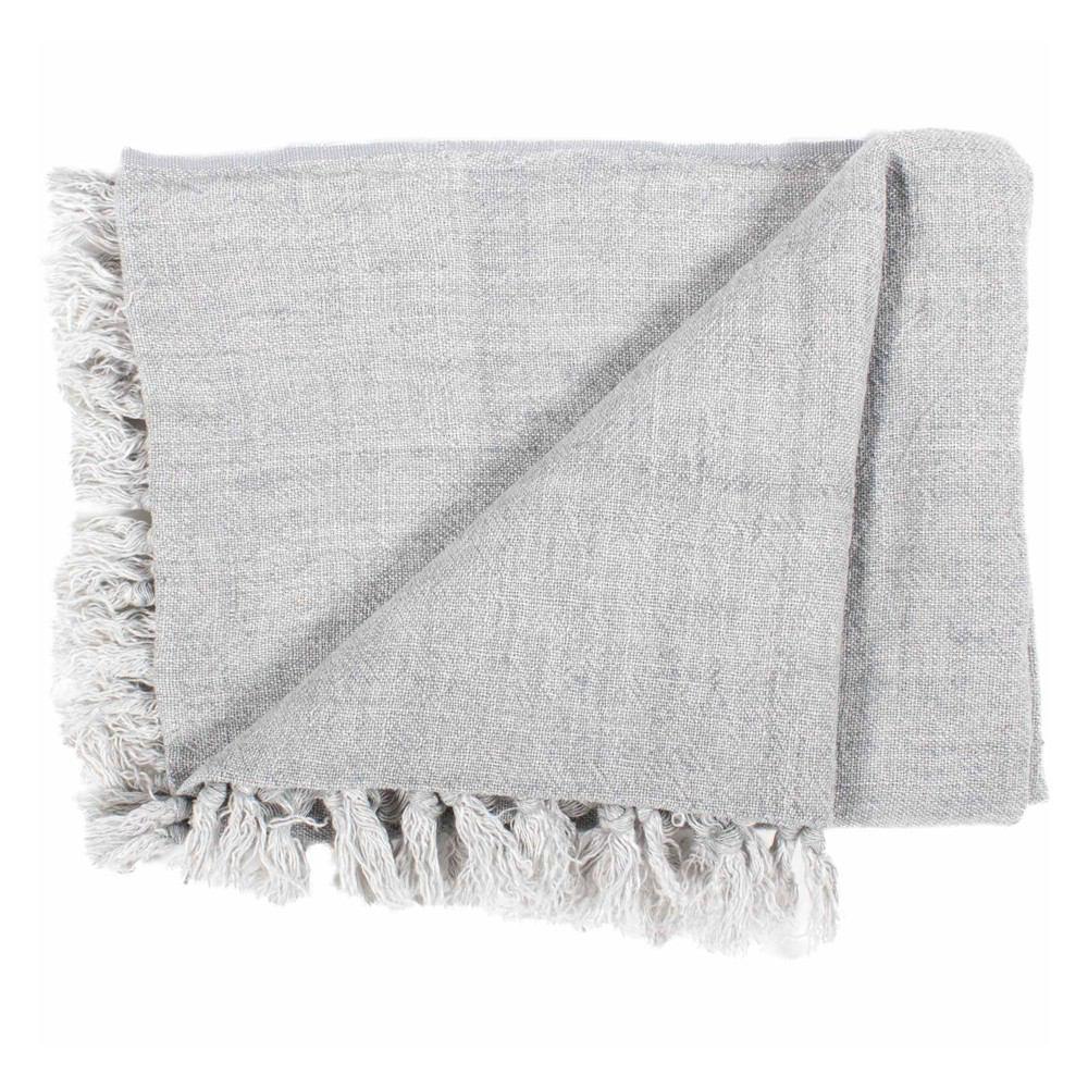 Moe's Home Collection Lemmy Heavy Linen Throw