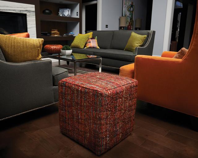 Anji Mountain Saree Pouf Square