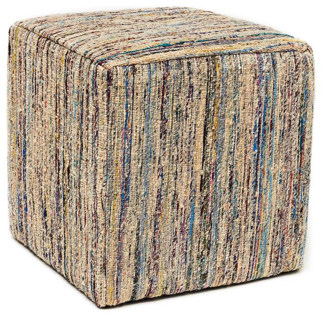 Anji Mountain Saree Pouf Square