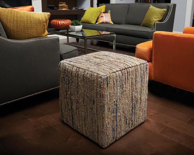 Anji Mountain Saree Pouf Square