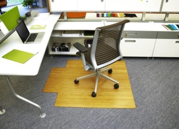 Anji Mountain Bamboo Deluxe Roll-Up Chairmat