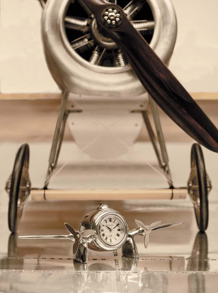 Art Deco Flight Clock By Authentic Models