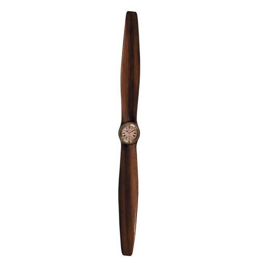 WWI Laminated Propeller With Clock By Authentic Models