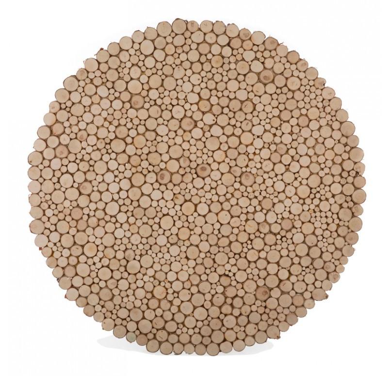 Gold Leaf Design Group Sliced Wood 48" Wall Art Round