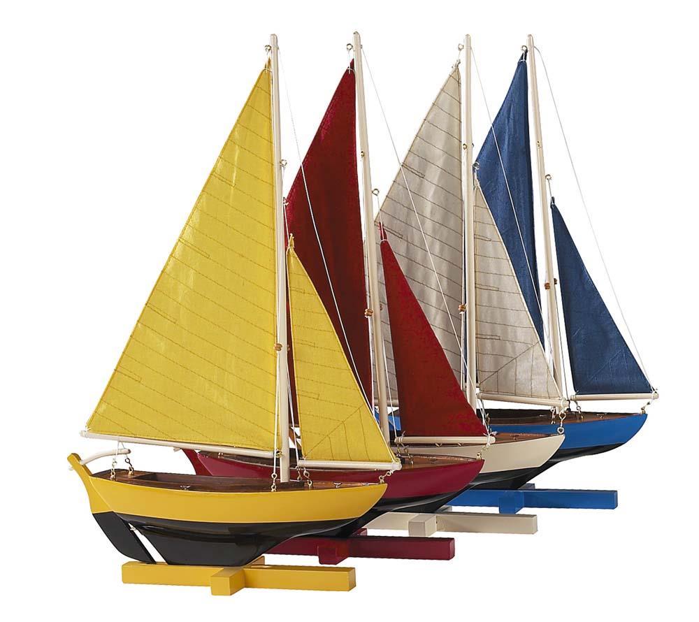 Sunset Sailers - Set Of 4 By Authentic Models