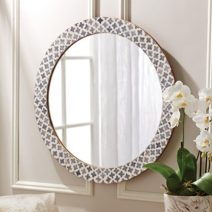 Tozai Home Slate Quatrefoil Wall Mirror