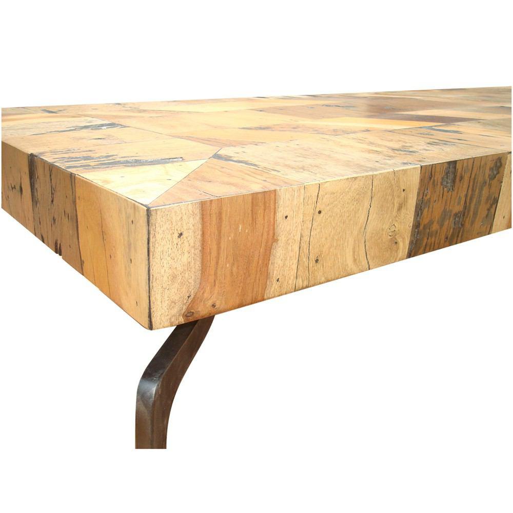 Moe's Home Collection Gajel Coffee Table With Metal Legs
