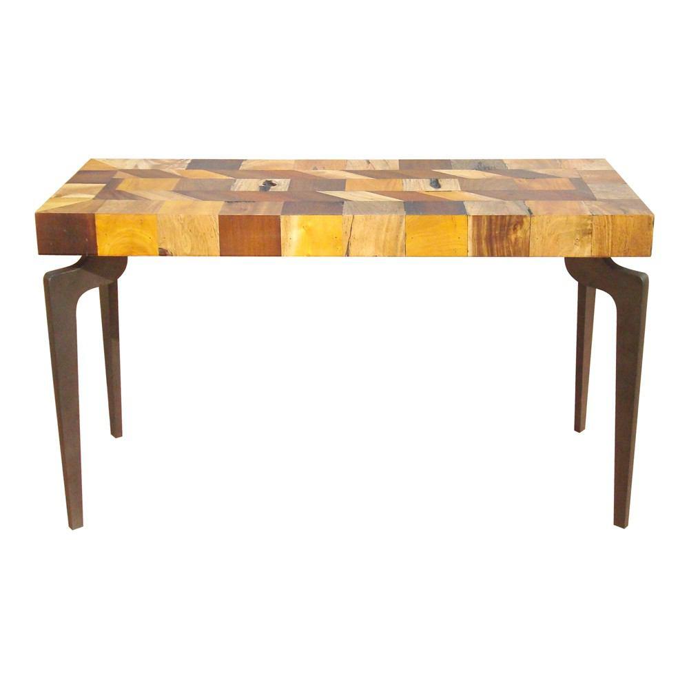Moe's Home Collection Gajel Console Table With Metal Legs