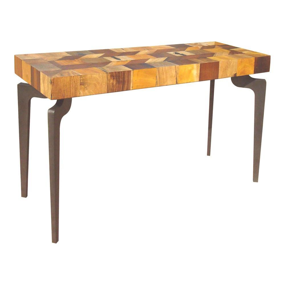 Moe's Home Collection Gajel Console Table With Metal Legs