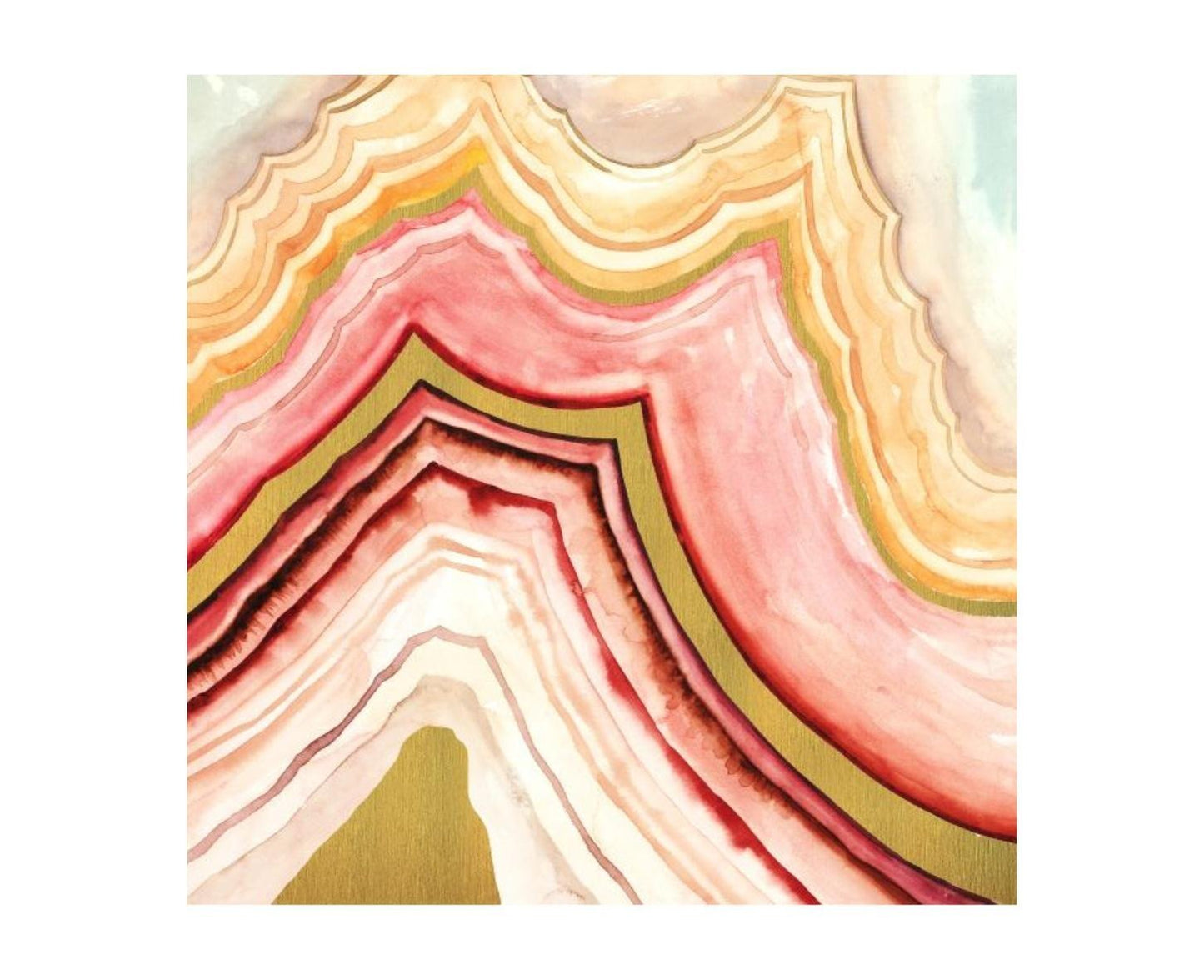 Leftbank Art Agate with Gold Accent
