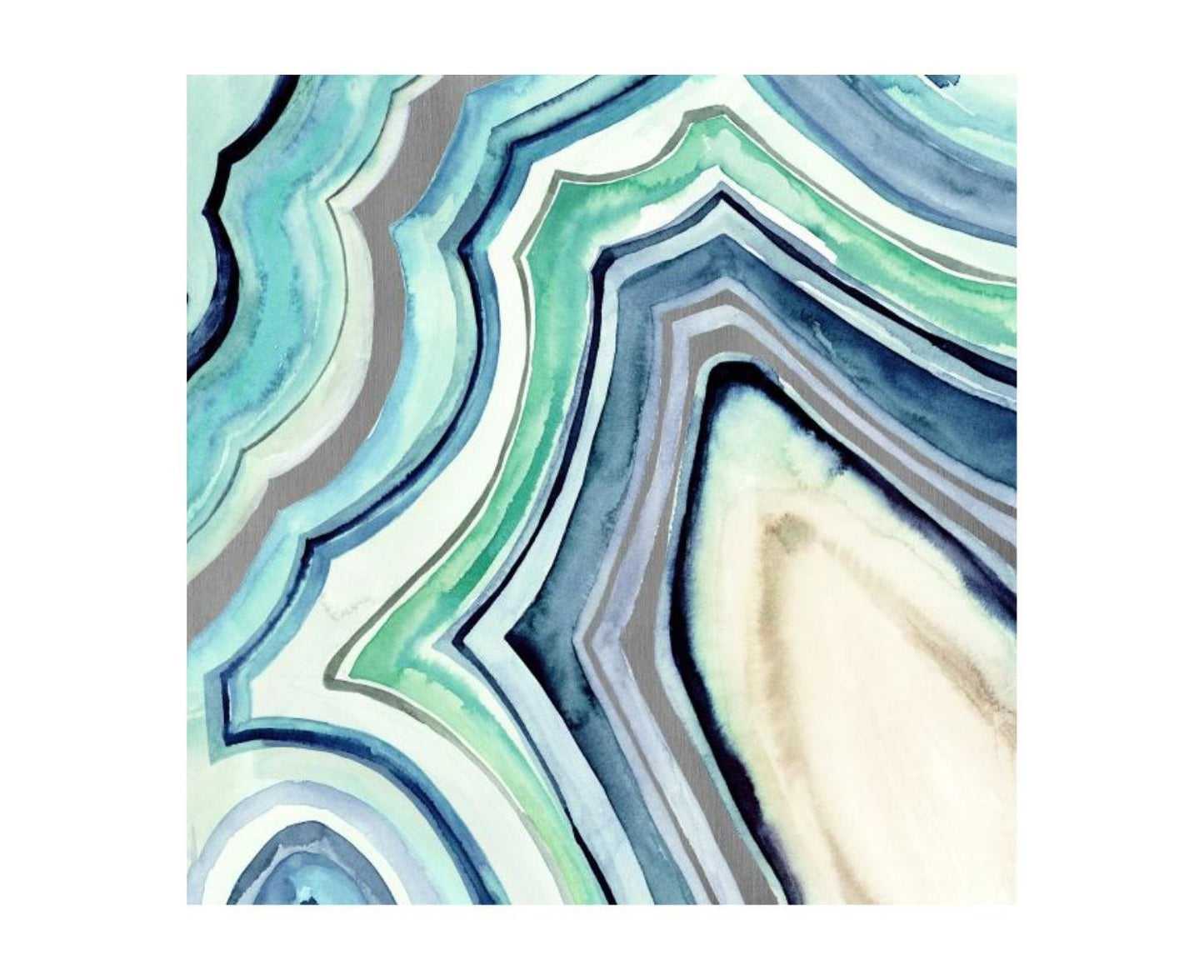 Leftbank Art Agate with Silver Accent
