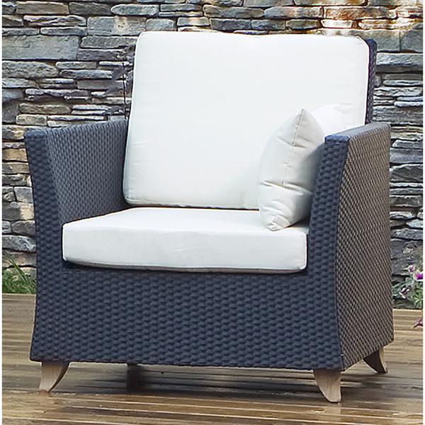 All Things Cedar Rattan Deep Seating Arm Chair