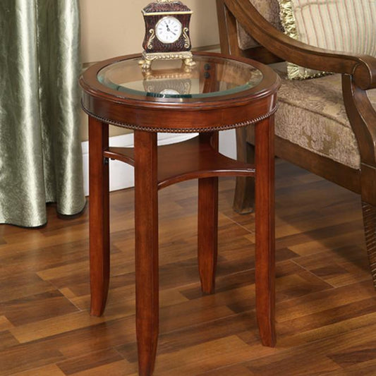 All Things Cedar Glass Tea Table