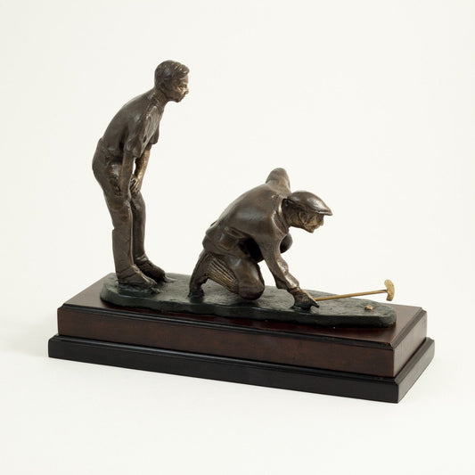 Bey-Berk Double Golfers Sculpture