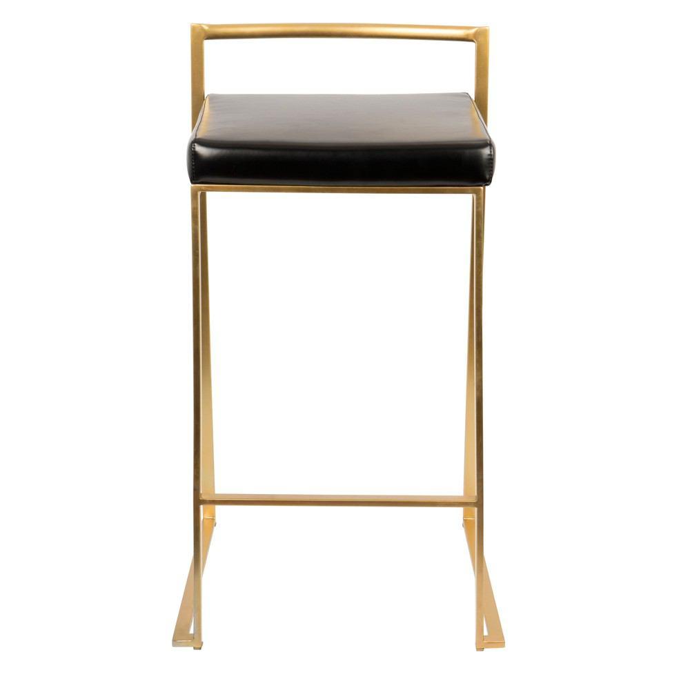 LumiSource Fuji Stacker Counter Stool Set of 2