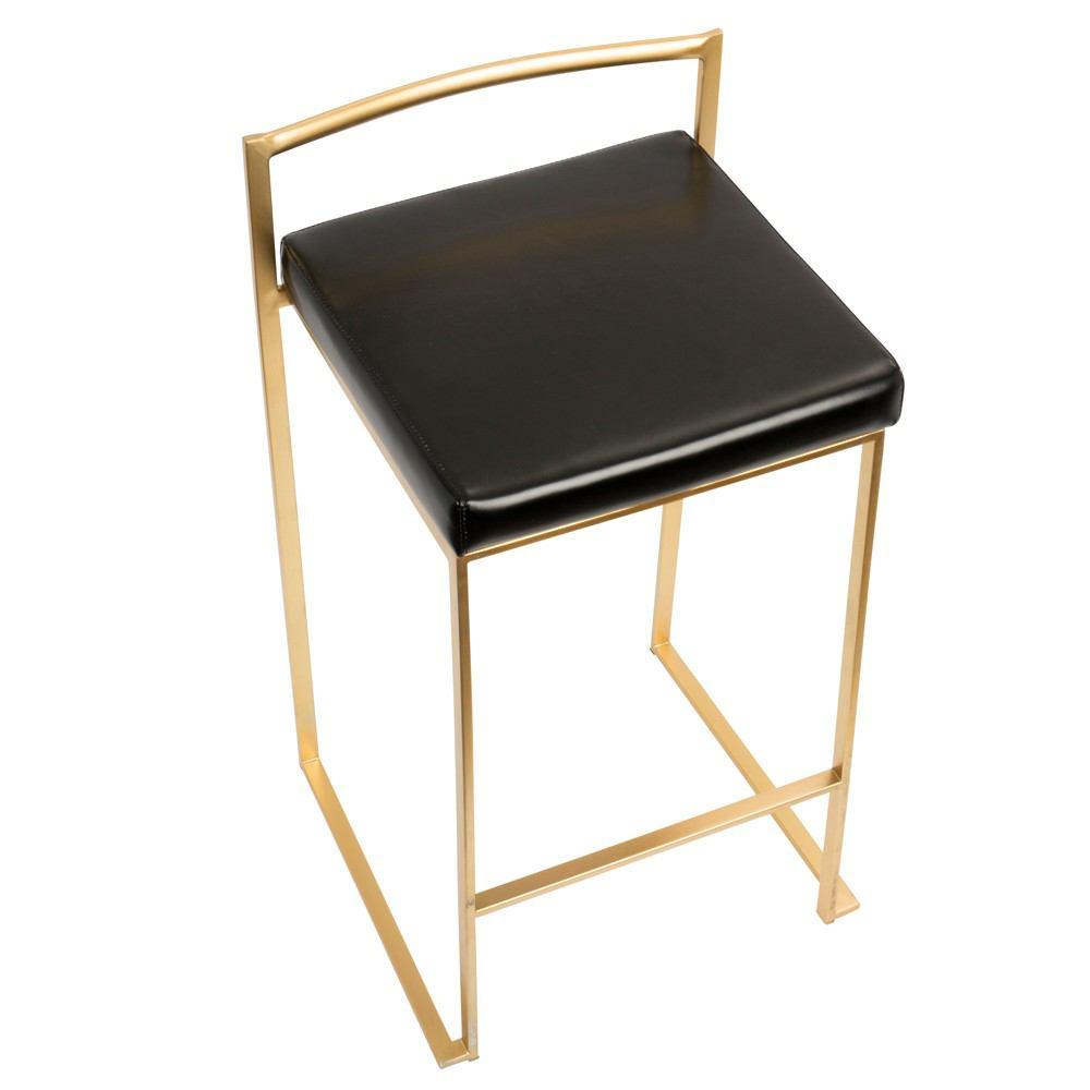 LumiSource Fuji Stacker Counter Stool Set of 2