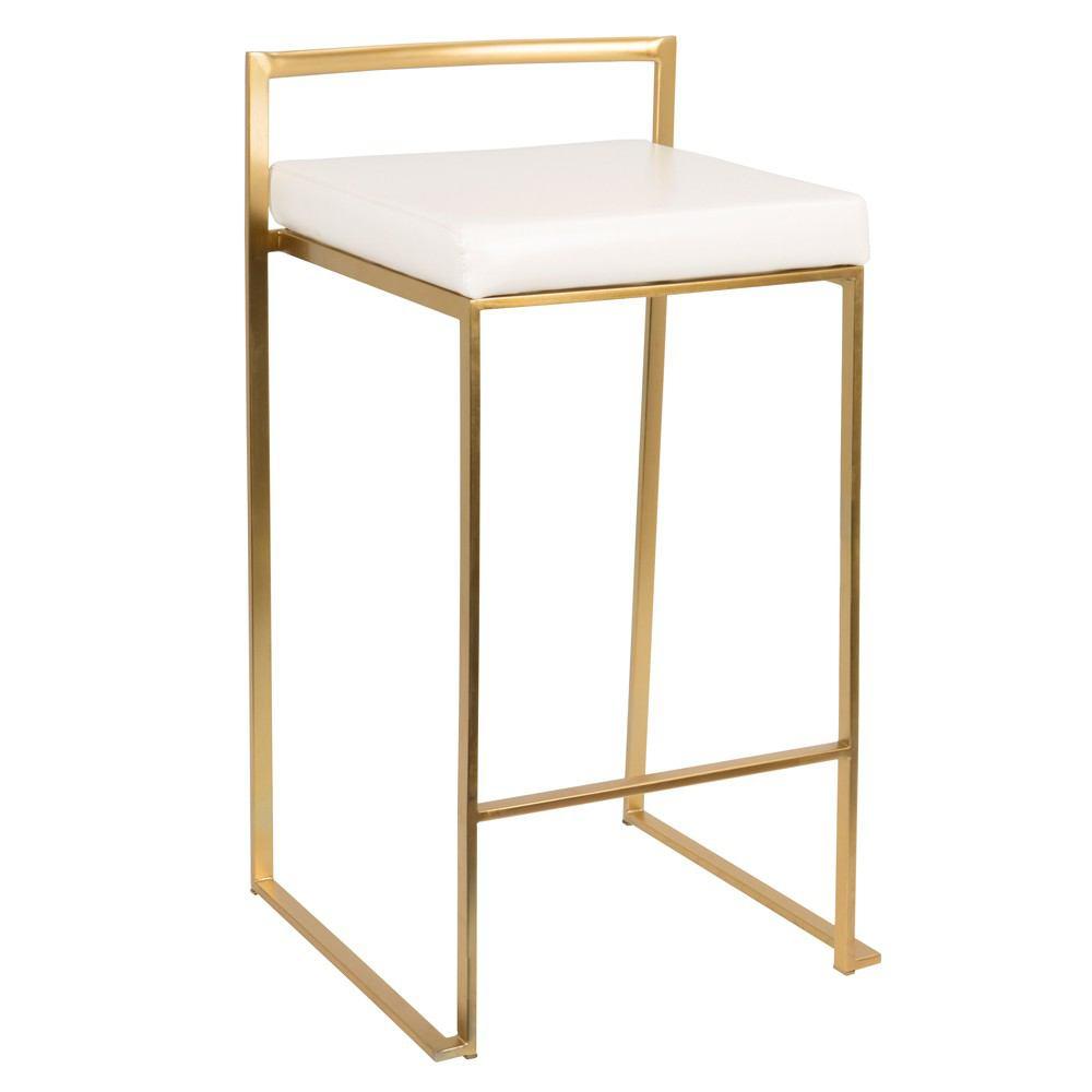 LumiSource Fuji Stacker Counter Stool Set of 2
