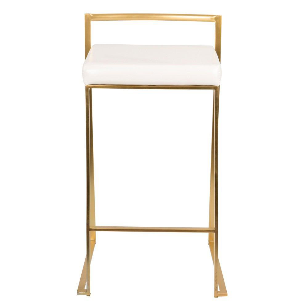LumiSource Fuji Stacker Counter Stool Set of 2