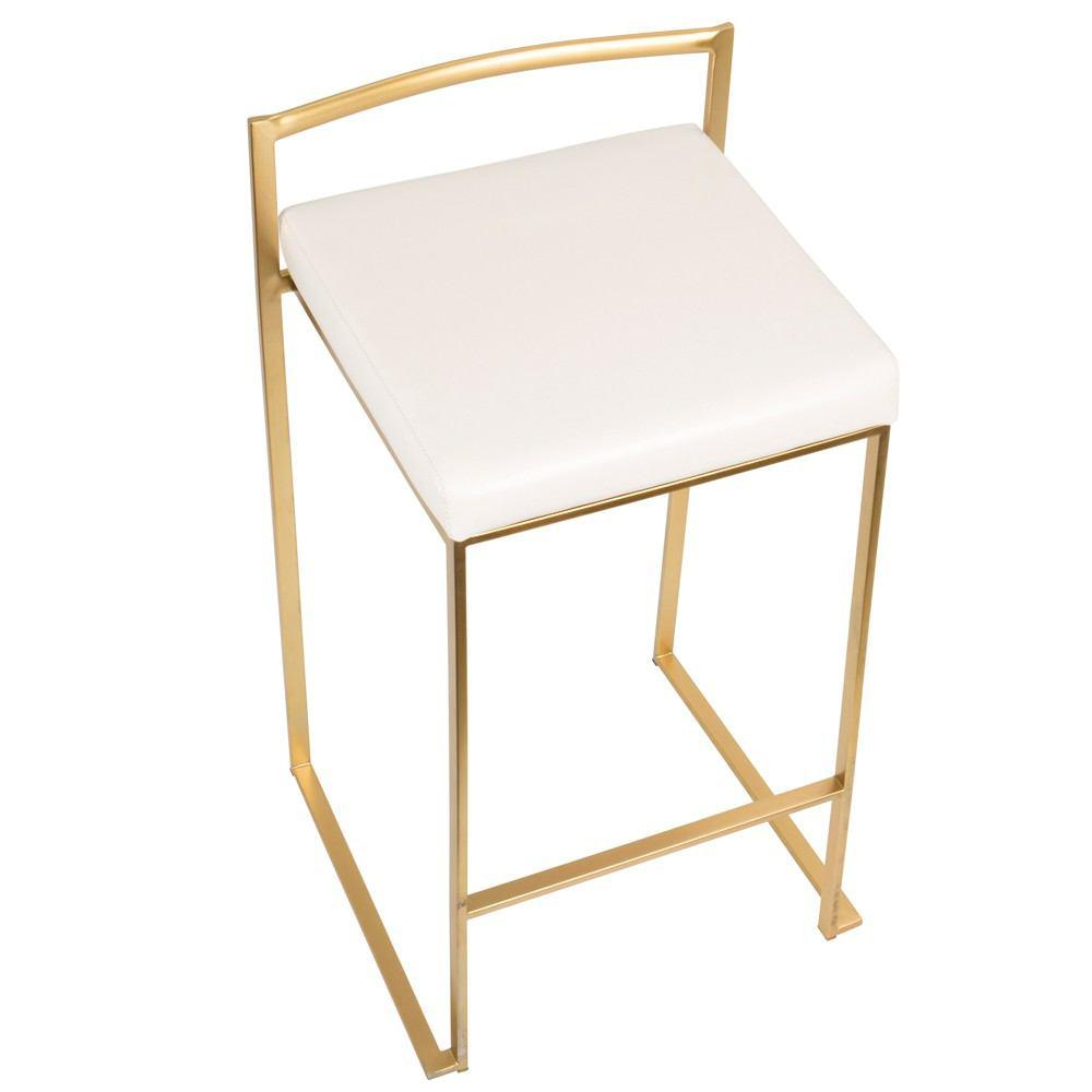 LumiSource Fuji Stacker Counter Stool Set of 2