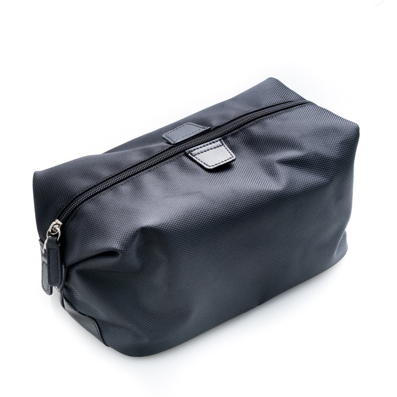 Bey-Berk Black Ballistic Nylon Travel Dopp Kit