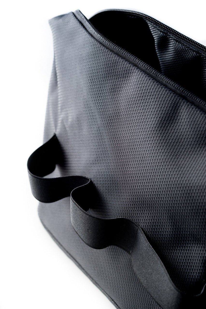 Bey-Berk Black Ballistic Nylon Travel Dopp Kit