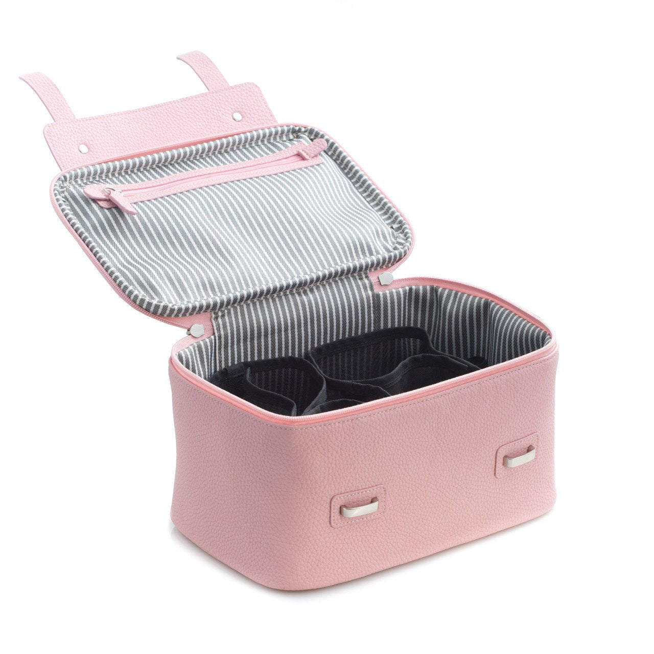 Bey-Berk Pink Leatherette Travel Case