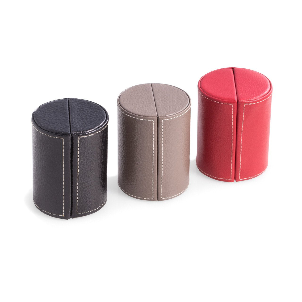 Bey-Berk Black Leather Jewelry Case