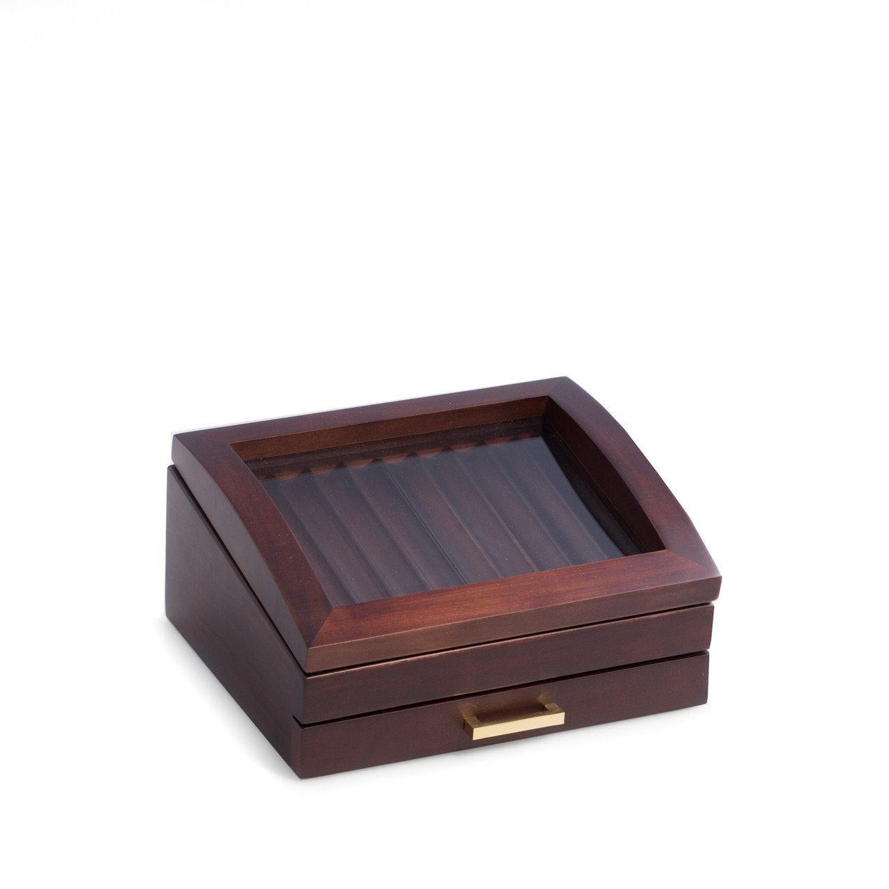 Bey-Berk Walnut Wood 19 Pen Box