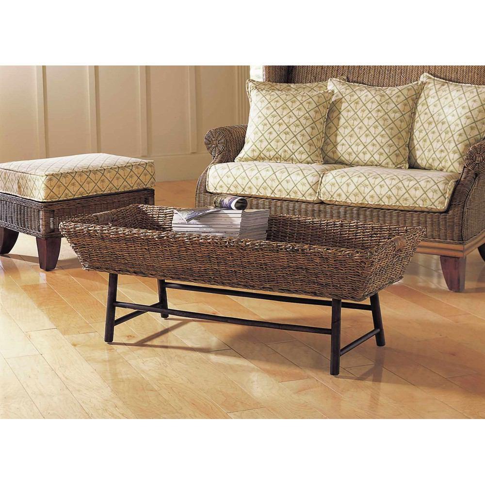 Padma's Plantation Basket Coffee Table