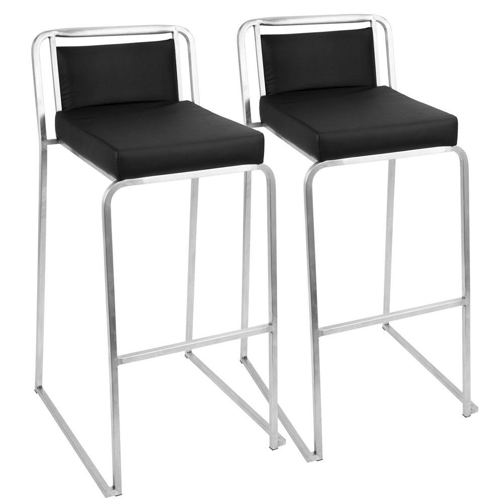 LumiSource Cascade Bar Stool Set of 2