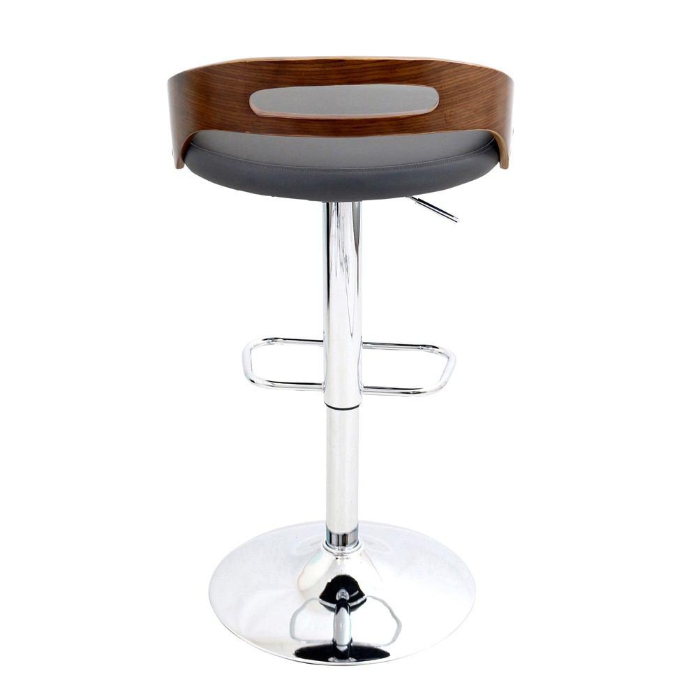 LumiSource Cassis Height Adjustable Barstool with Swivel