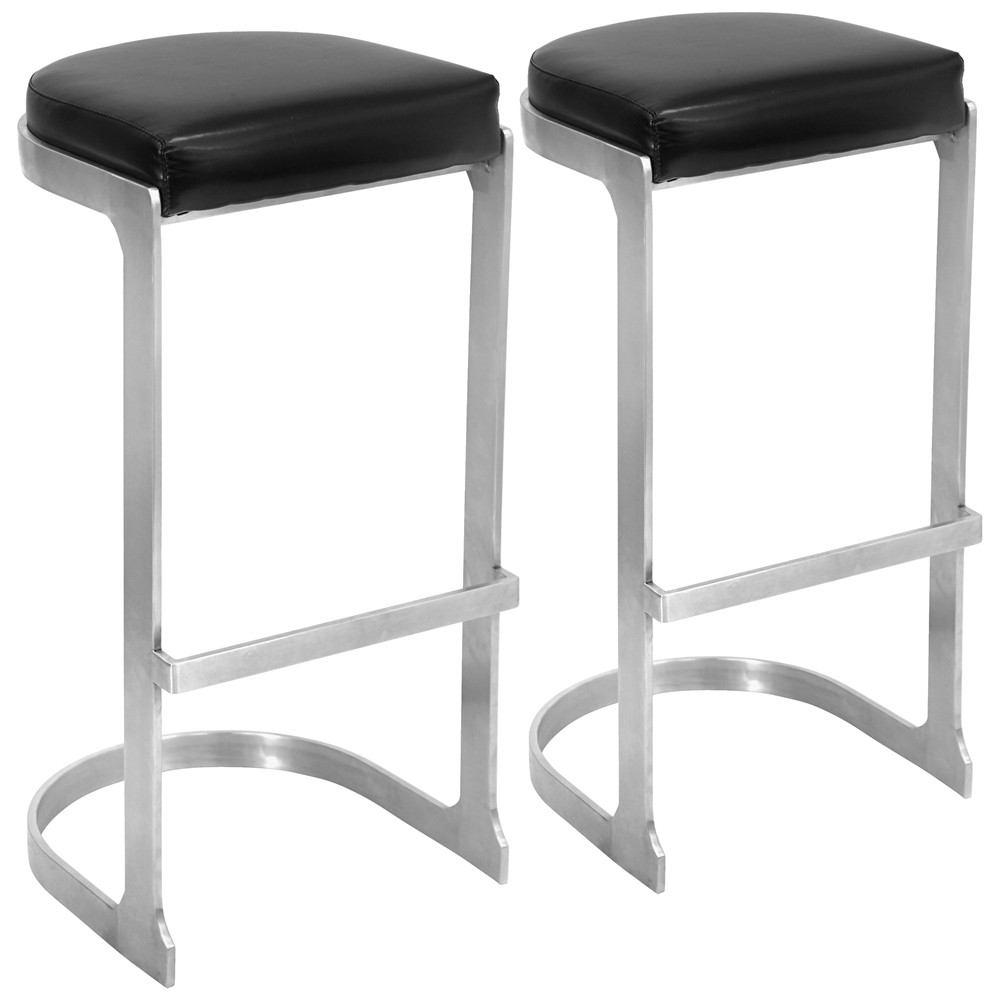 LumiSource Demi Bar Stool Set of 3