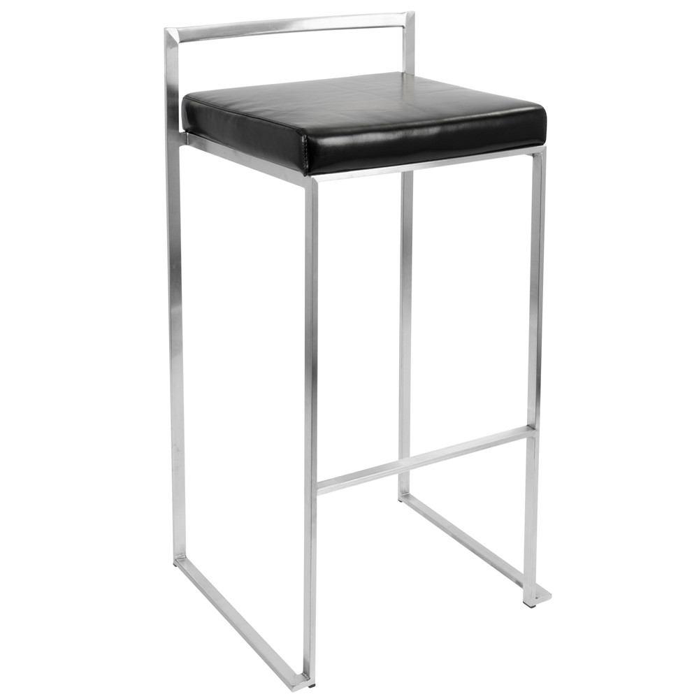 LumiSource Fuji Stacker Bar Stool Set of 2