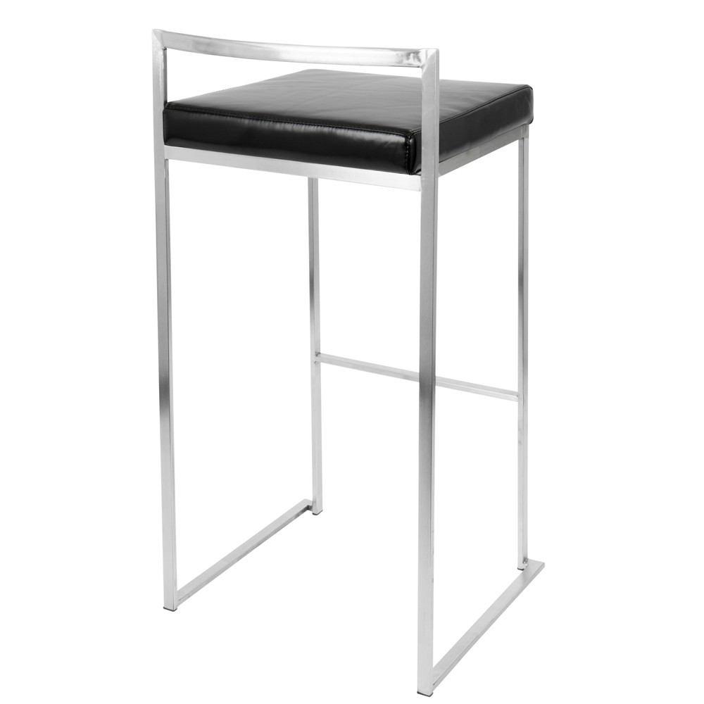 LumiSource Fuji Stacker Bar Stool Set of 2