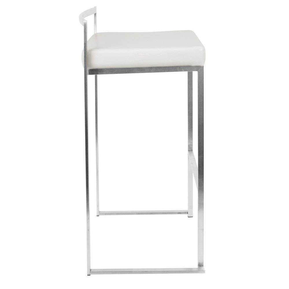 LumiSource Fuji Stacker Bar Stool Set of 2